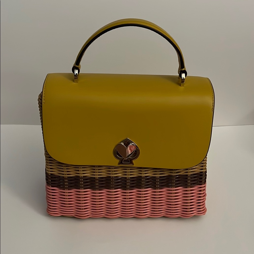 Kate Spade Romy Wicker Medium Top-Handle Bag